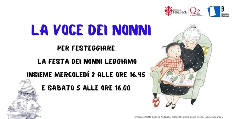 Alla biblioteca la festa dei nonni