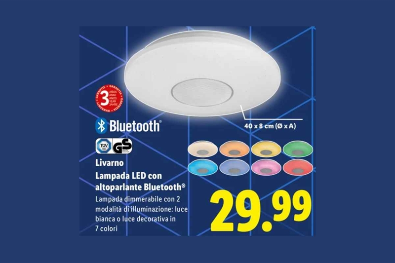 Lampada LED Lidl, a meno di 30 euro