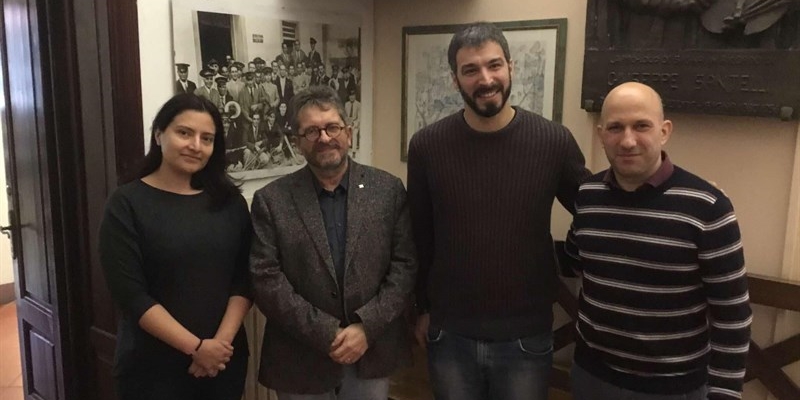 Un momento della presentazione dello sportello immigrazione