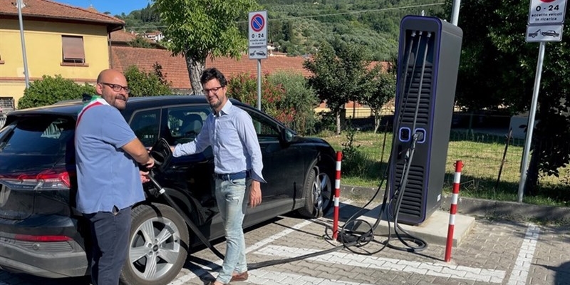 Pelago, nuova accelerata verso la mobilità elettrica: inaugurata la nuova stazione di ricarica rapida