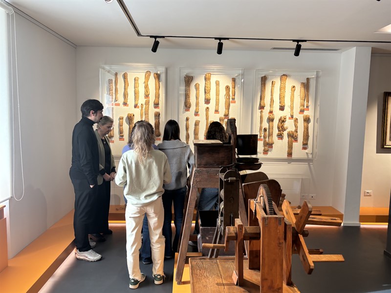 Un momento della visita