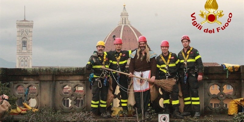 Vigili del fuoco, epifania - immagine di repertorio