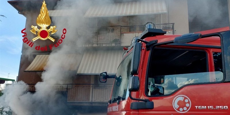 Incendio condominio