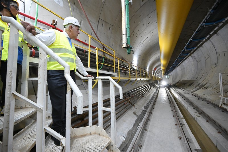 Il sopralluogo di Giani al cantiere Tav