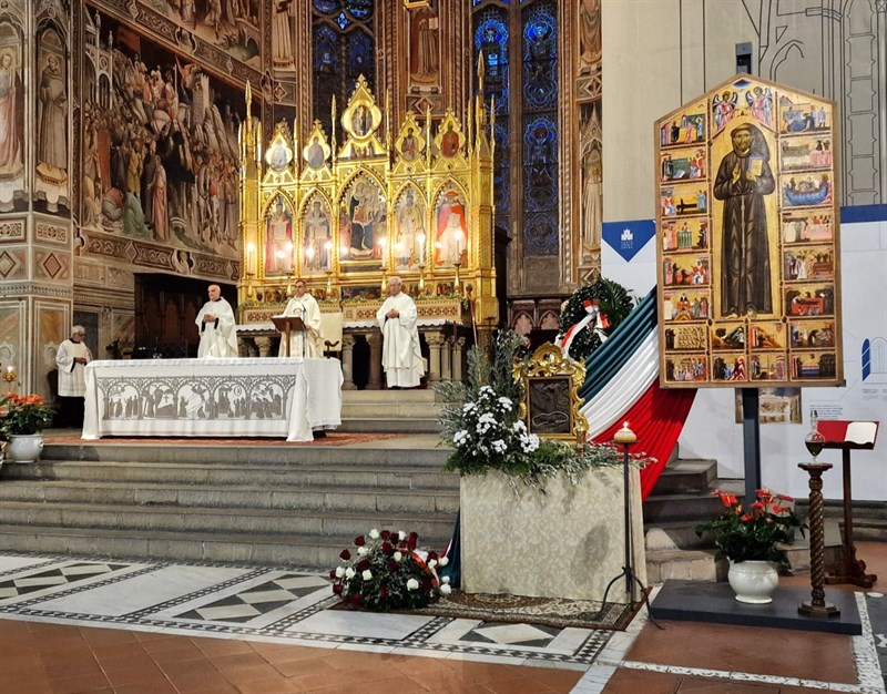 Un momento della cerimonia