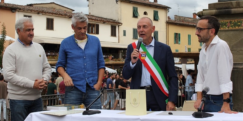 Un momento della cerimonia