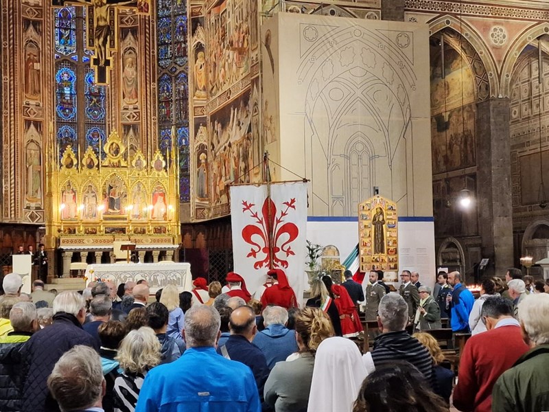 Un momento della cerimonia