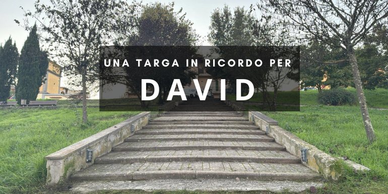 Targa ricordo per David