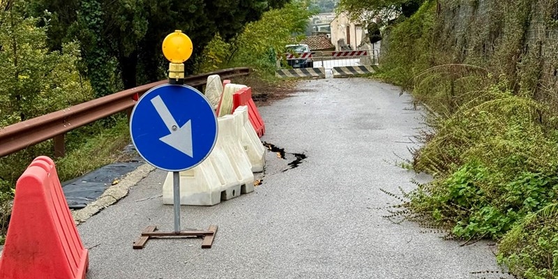 Frana via Castellana