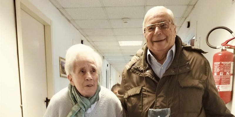 Adriana, 85 anni, e Paolo, 87 anni