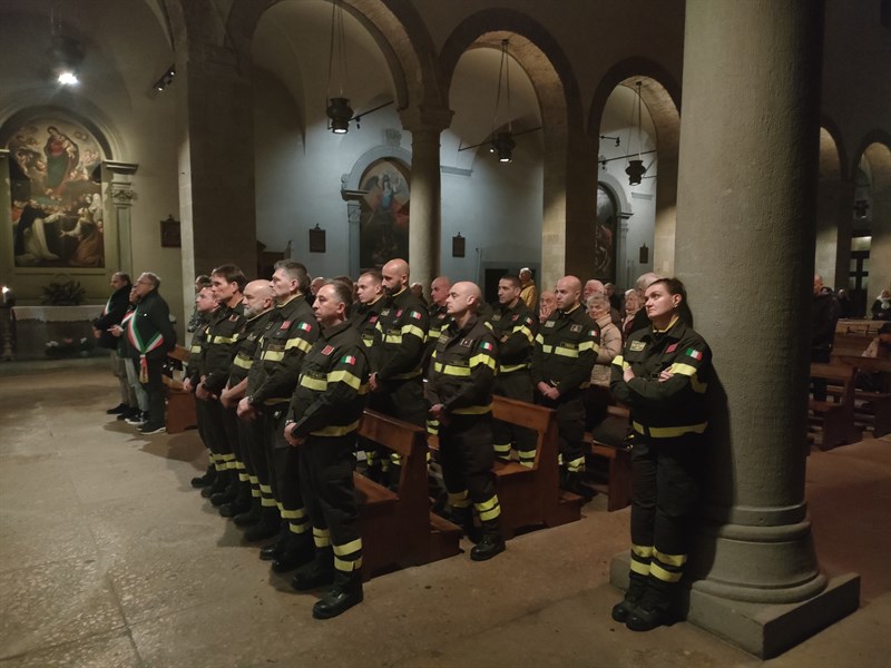 Alcuni Vigili del Fuoco 
