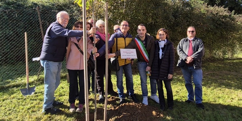 Impruneta: un albero per Rossella Casini - FOTO