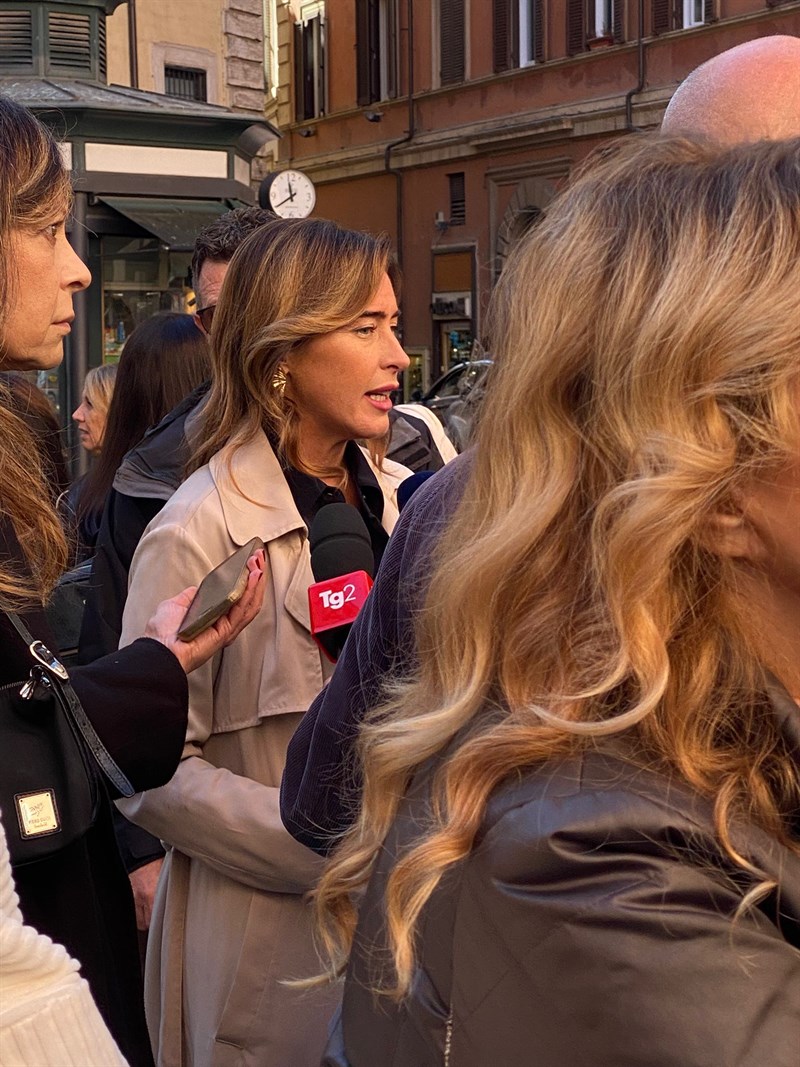 Un momento del flash mob