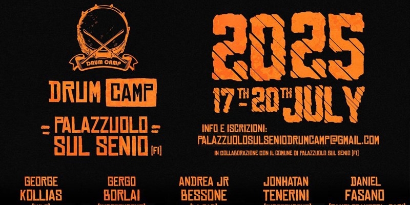 Palazzuolo sul Senio Drum Camp: annunciato il quinto artista per l’edizione 2025