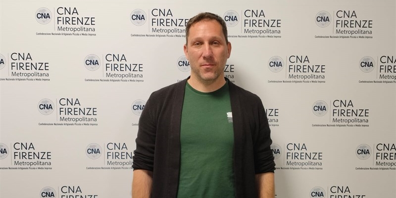 Il presidente di CNA Termoidraulici Firenze, Emiliano Miotto