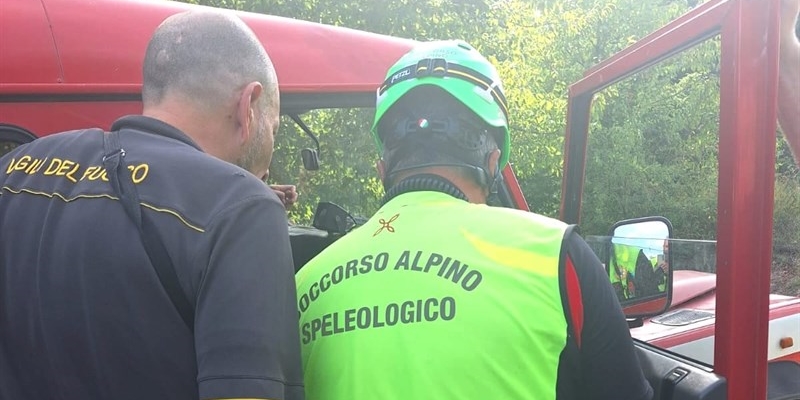 tecnici del soccorso alpino e Vigili del fuoco