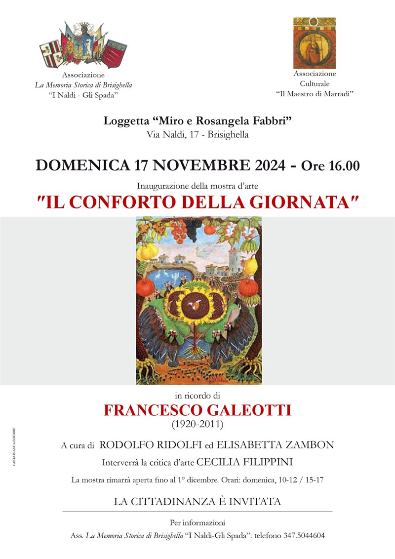 La locandina dell'evento