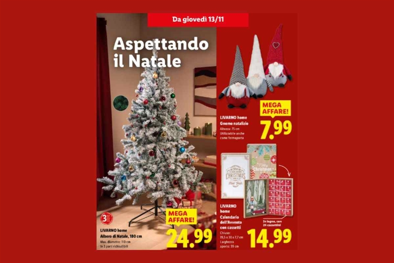 L’albero di Natale accessibile a tutti firmato Lidl