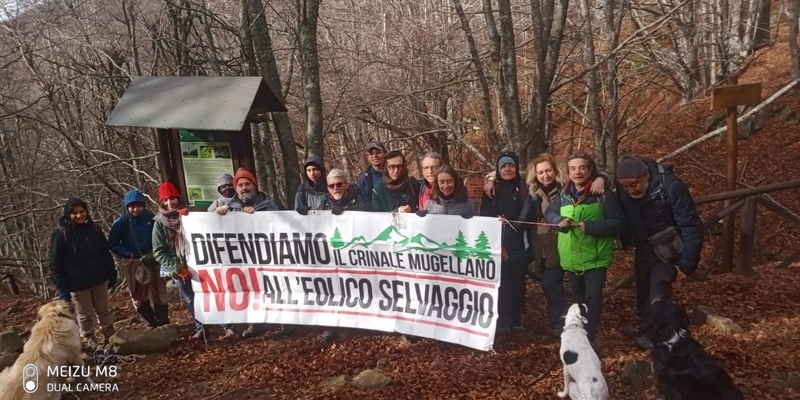 Difesa dell'appennino Mugellano. Mobilitazione contro la speculazione eolica