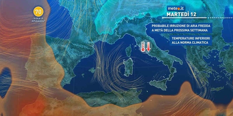 Ultimo fine settimana mite. Poi arriva il freddo