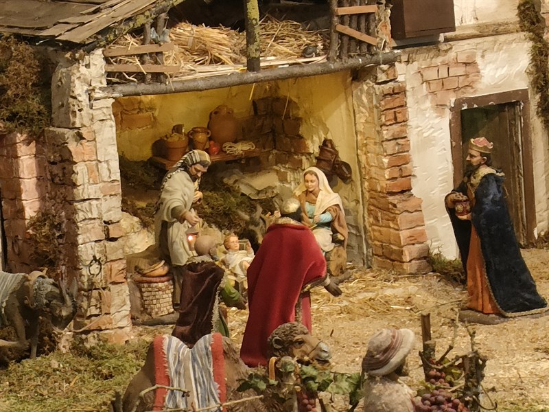 Particolare della Capanna della Natività 