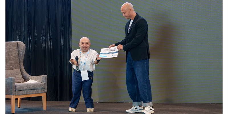 Un momento della premiazione