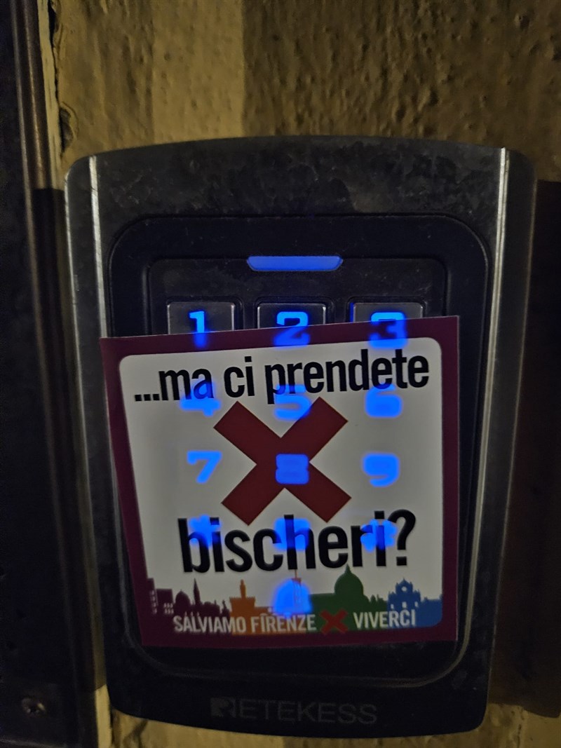 L'attacco ai tastierini