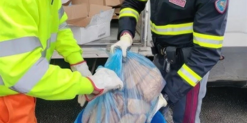 La merce sequestrata