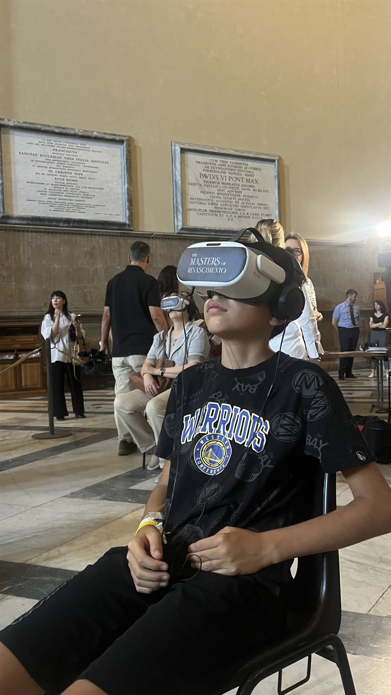 Un momento dell'esperienza