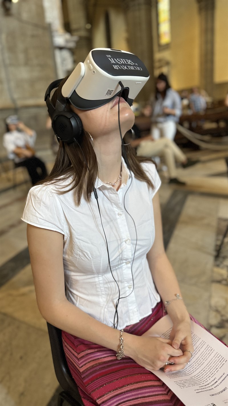 Un momento dell'esperienza