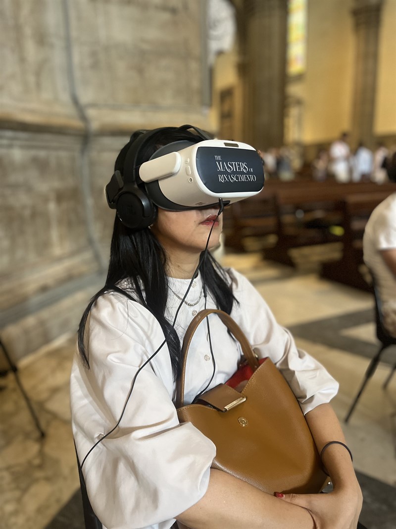 Un momento dell'esperienza