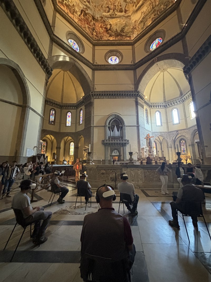 Un momento dell'esperienza