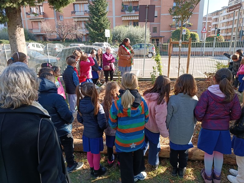 Realizzazione bosco didattico alla scuola primaria Calvino di Pontassieve