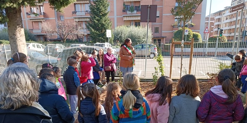 Realizzazione bosco didattico alla scuola primaria Calvino di Pontassieve