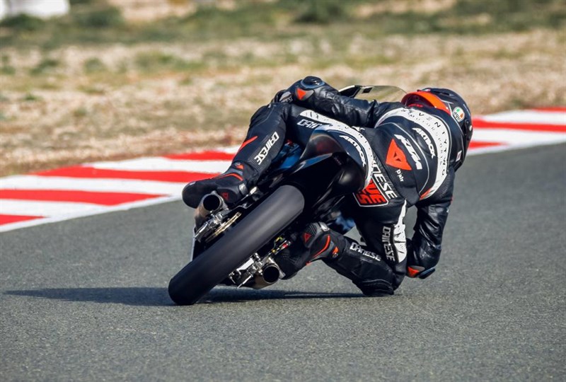 Guido Pini con la sua nuova moto