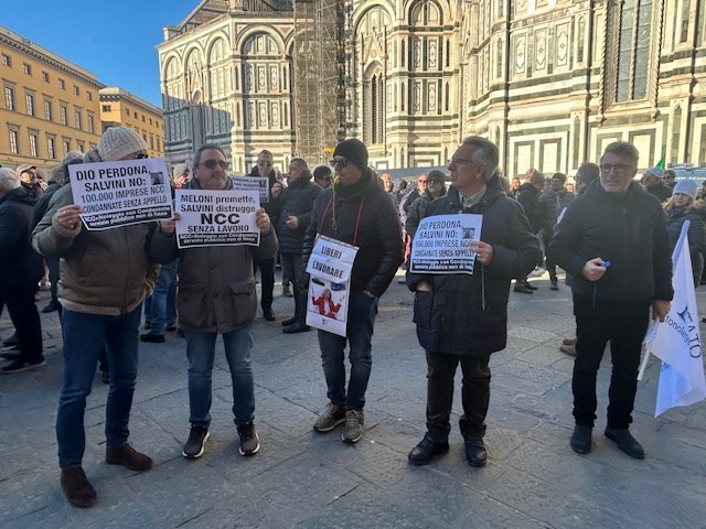 La protesta dei Ncc