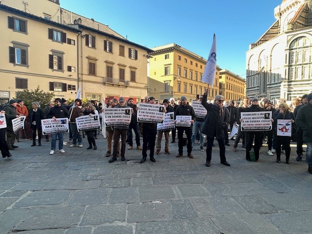 La protesta dei Ncc