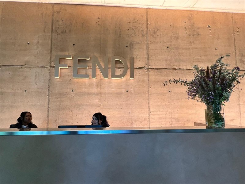 L'inaugurazione della Fendi factory