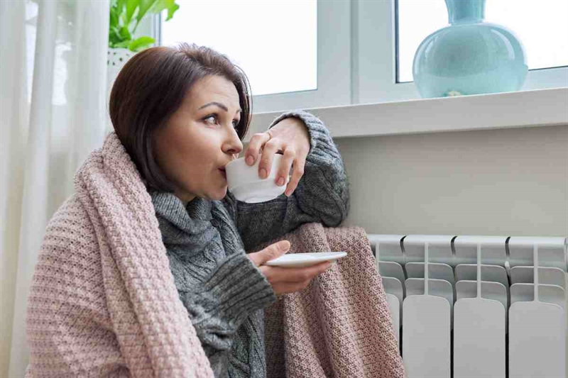 riscaldamento donna inverno