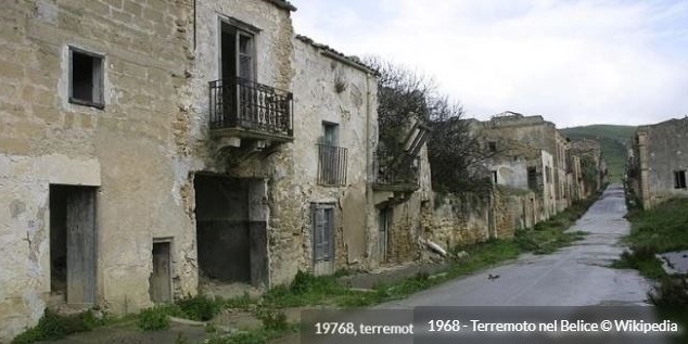 1968 - Grave terremoto nella zona del Belice in Sicilia (57 anni fa)