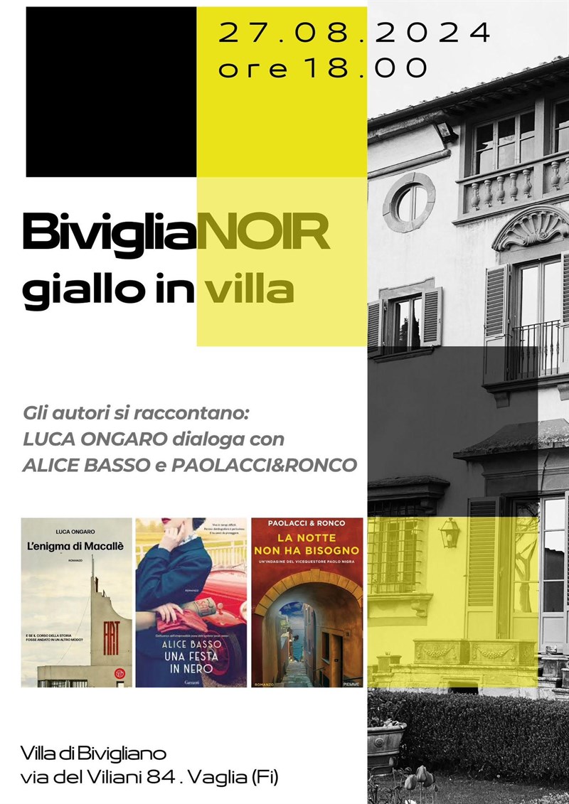 La locandina dell'evento "Bivigliano Noir"