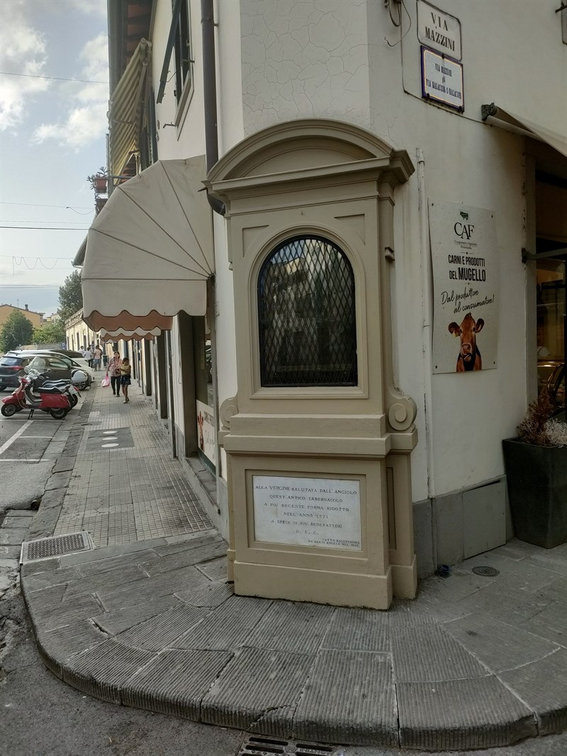 Il tabernacolo della “Madonnina di Malacoda” restaurato