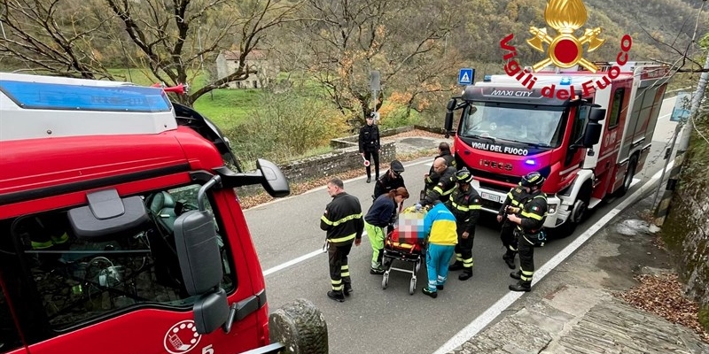 Firenzuola, anziano precipita in un cavedio: intervento dei Vigili del Fuoco di Firenze e Bologna