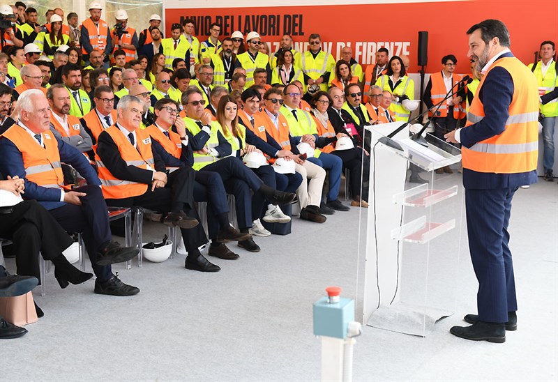 IL via dei lavori del tunnel tav