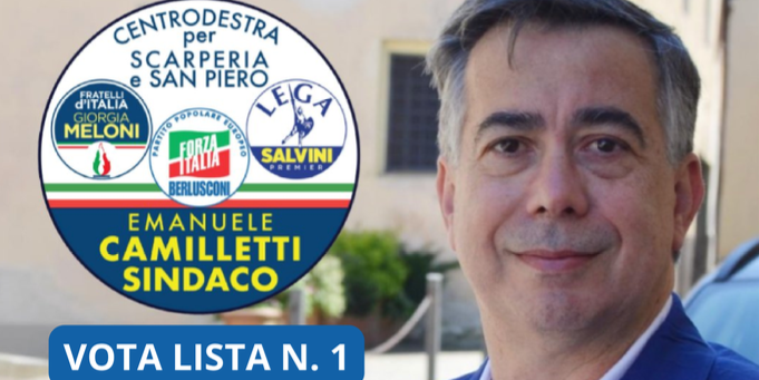 Presentazione della Lista di Centro-Destra per Scarperia e San Piero: Emanuele Camilletti Candidato Sindaco