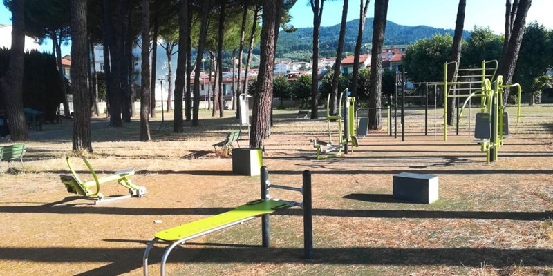 Palestra all'aperto del Parco Curiel di Pontassieve 