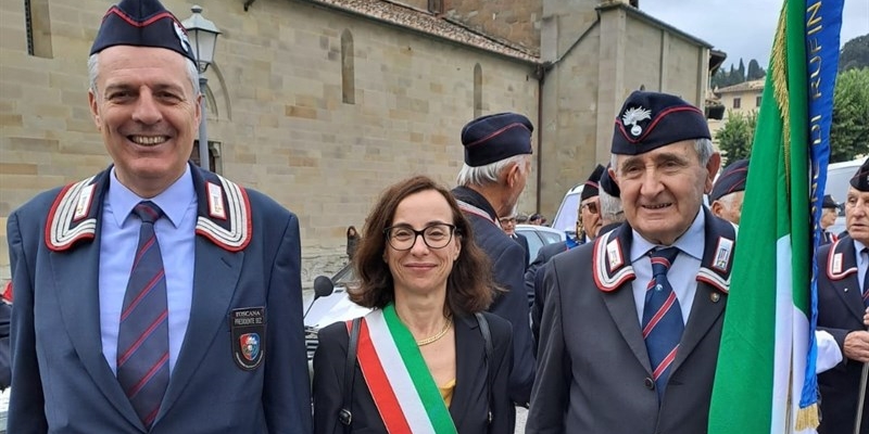 la Vicesindaca Cinzia Panichi al raduno dei carabinieri