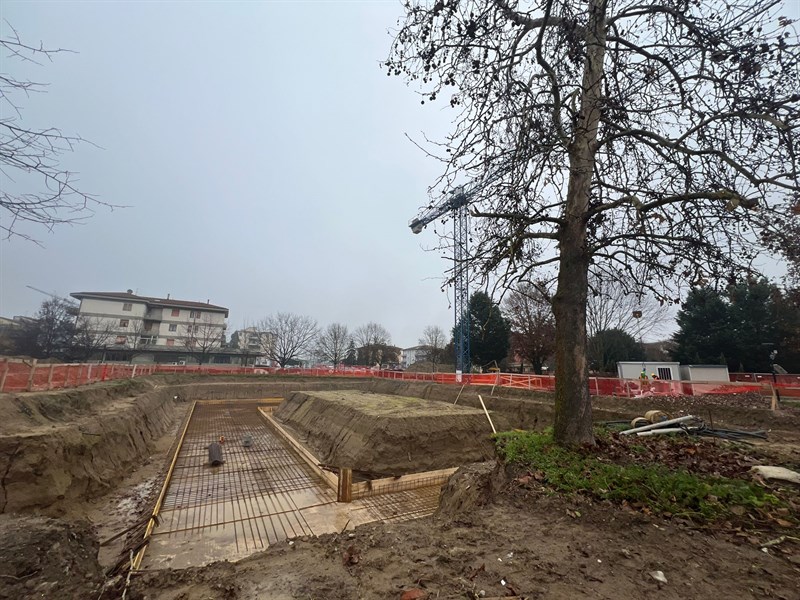 Piscina comunale lavori in corso