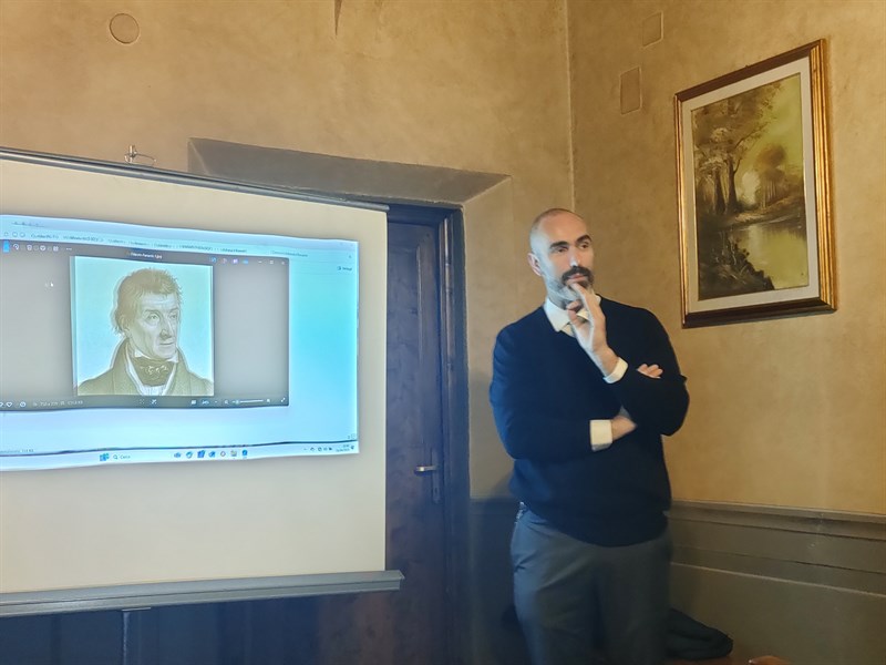 Il dott. Pier Tommaso Messeri durante la conferenza  