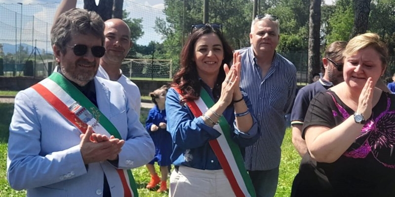 Un momento della cerimonia